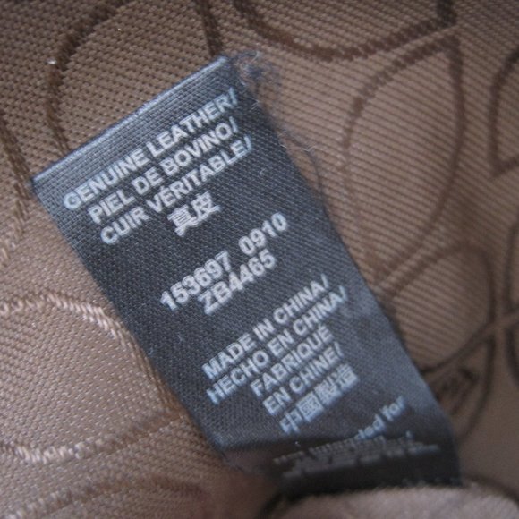 Fossil Brown Leather Crossover Fold Over Bag - Picture 6 of 8